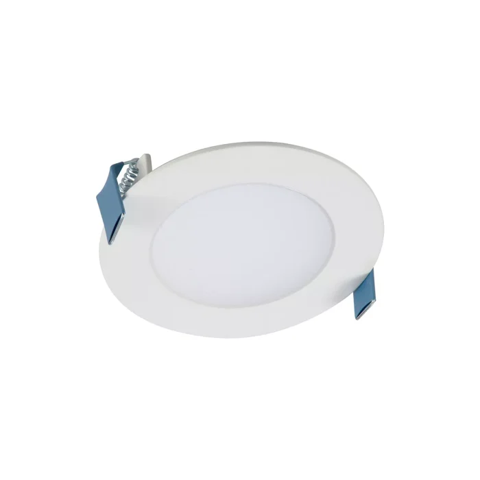 Halo HLB4 Series Matte White 4 in. W LED Smart-Enabled Canless Recessed Downlight 12 W